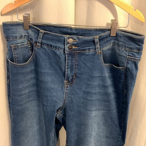 BLEU Size 16 Bootcut Stretchy Comfy Jeans - Picture 2 of 5